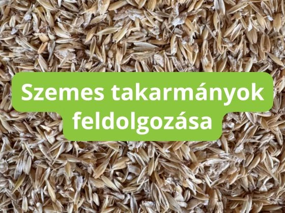 Szemes takarmányok roppantása és darálása - mikor szükséges és miért?