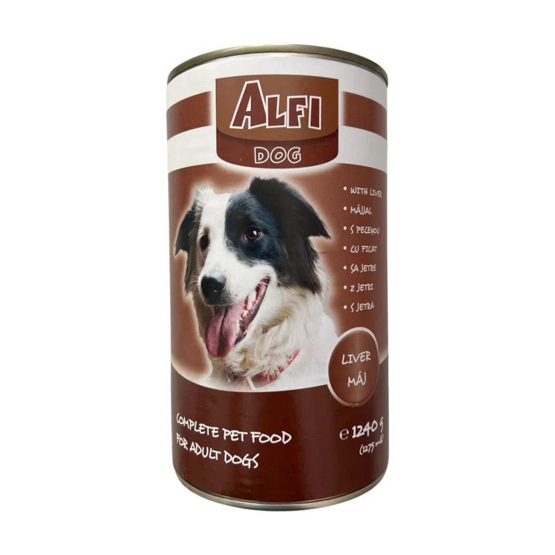 Alfi Dog májas konzerv 1240g