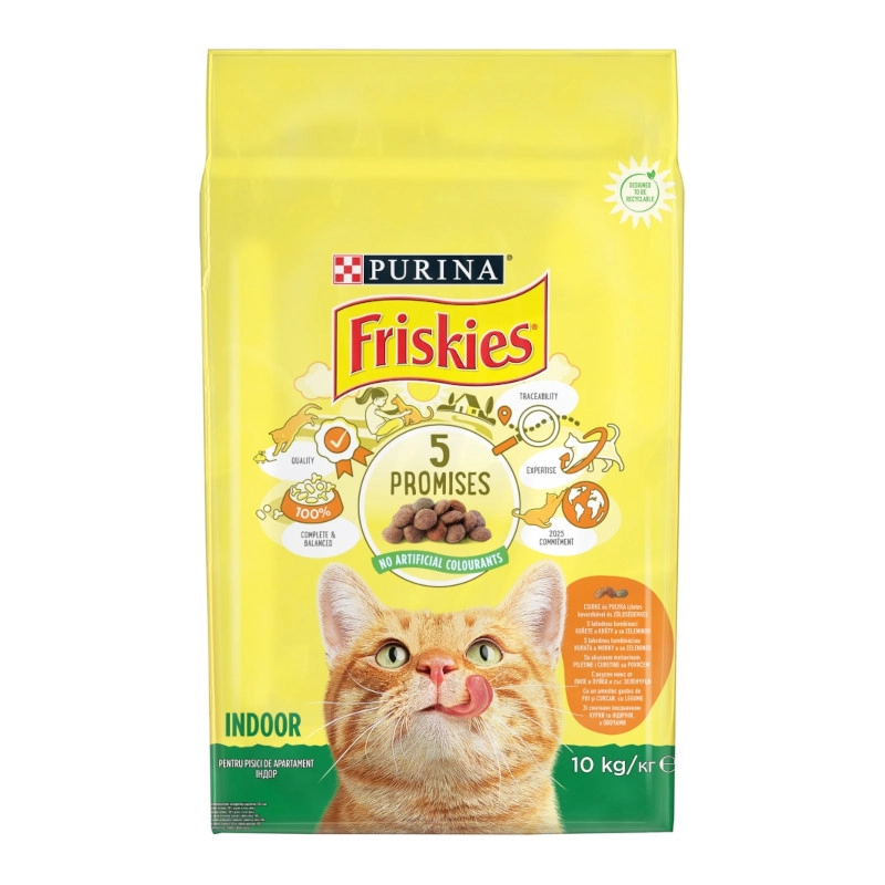 Friskies Indoor bent lakó cica száraz táp (kimérve/kg)