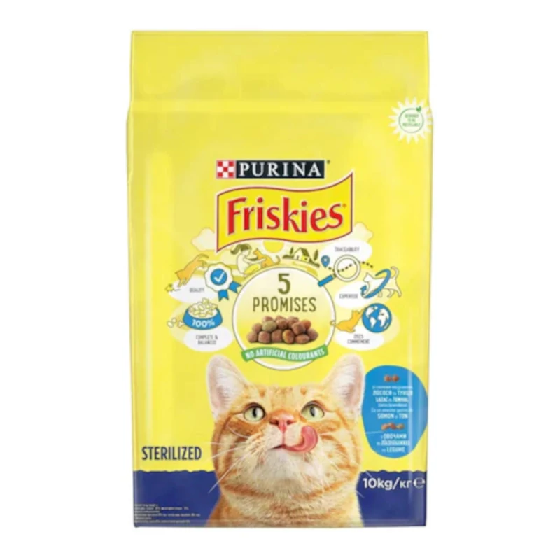 Friskies száraz steril cica táp (kimérve/kg)