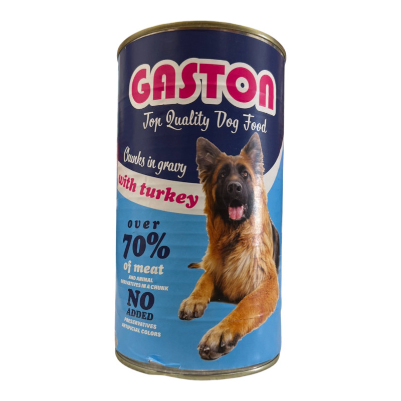 Gaston pulykás konzerv felnőtt kutyáknak 1250g