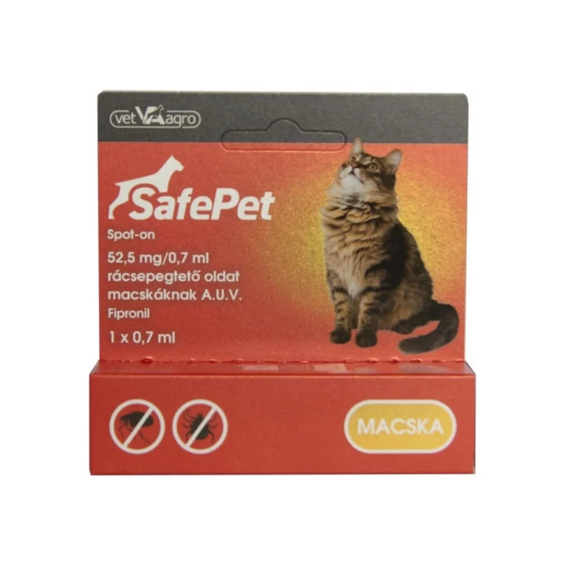 SafePet bolha elleni spot-on csepp cicáknak