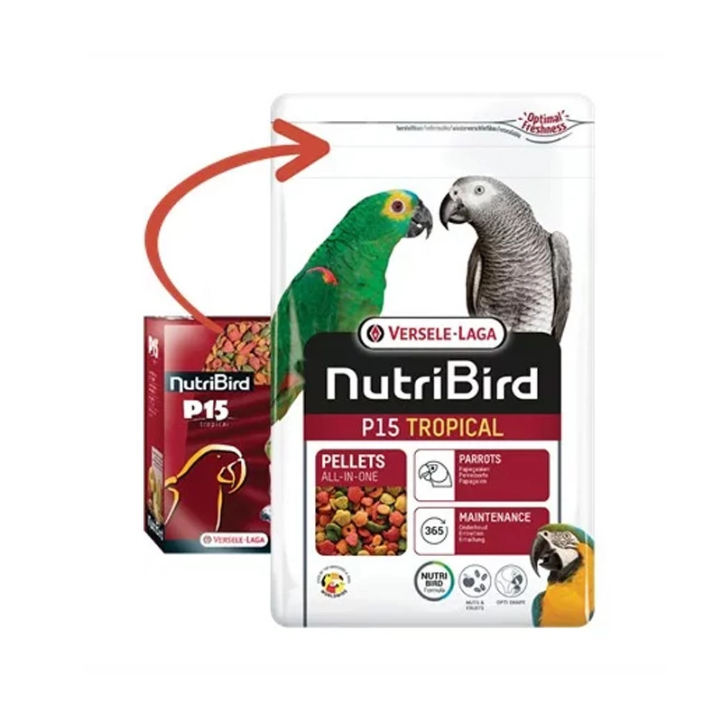 Nutribird P15 tropical pellet 1kg