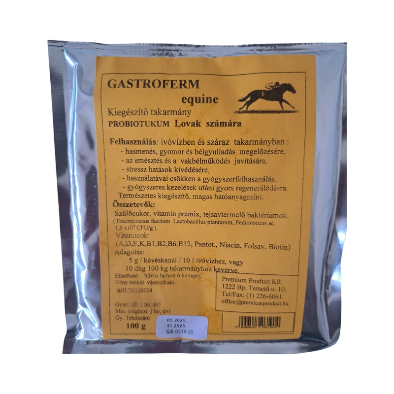 Gastroferm Equine probiotikum lovak részére 100gr