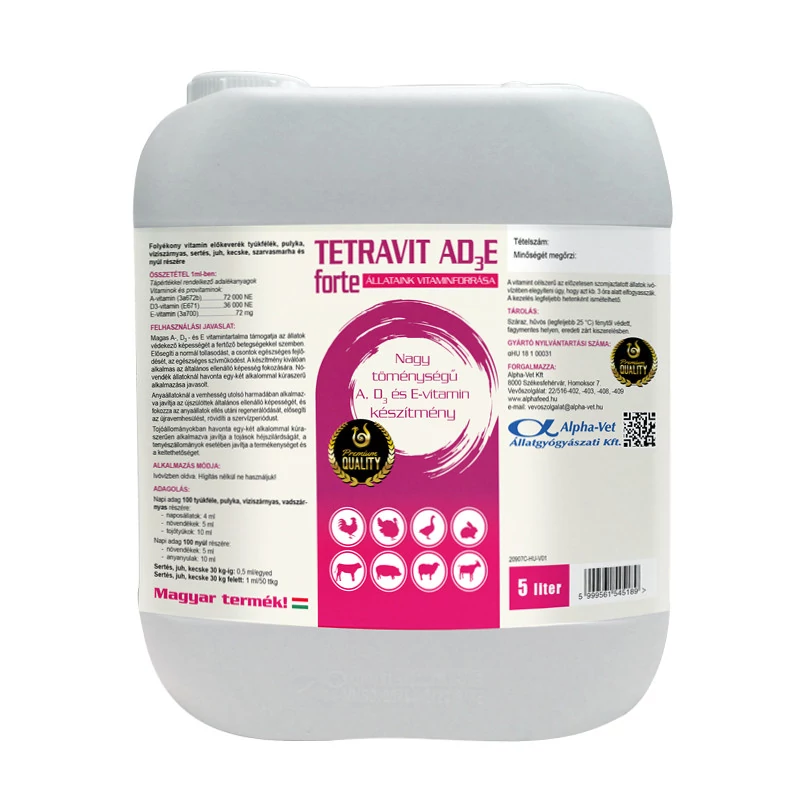 Tetravit AD3E Forte oldat 5l